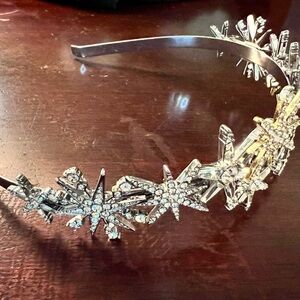 WHBM Silver & Gold Star headband
